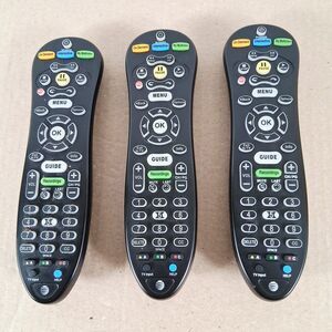 Lot of 3 AT&T U-Verse S30-S1B Universe Remote Control Fully Tested Nice Cond.